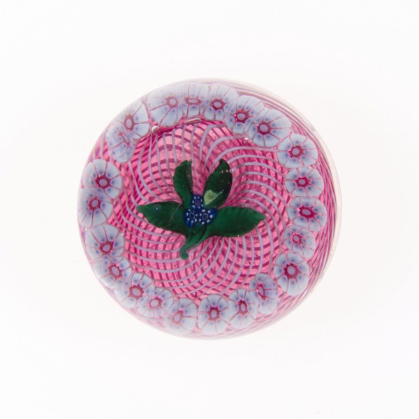 Paperweight, c. 1880, Gilliland Glass Manufactory, American, founded 1820, New York City, Glass,