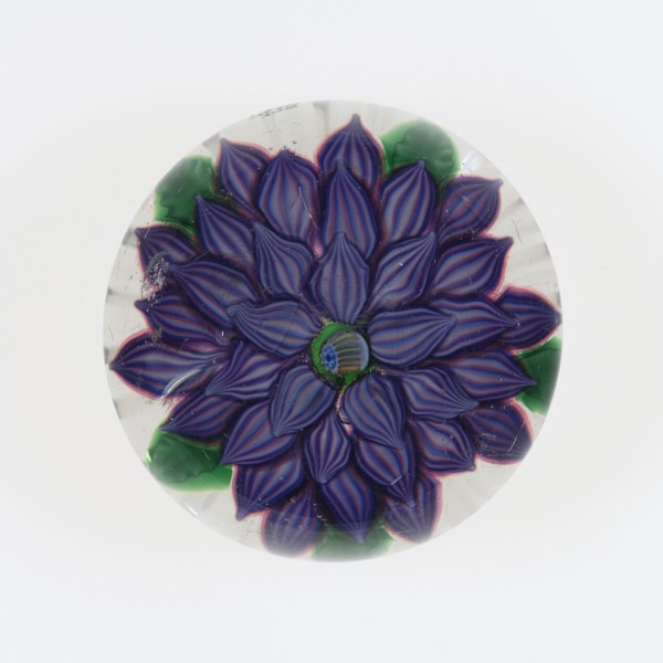 Paperweight, c. 1848–55, Saint-Louis, France, founded 1767, Saint-Louis, Glass, Diam. 7 cm (2 3/4