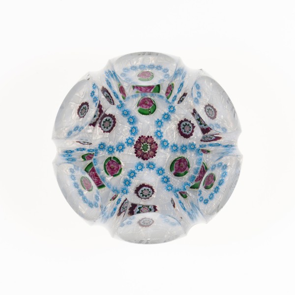 Paperweight, 19th century, Clichy, France, 1837-1885, Clichy, Glass, Diam. 8 cm (3 3/16 in.)