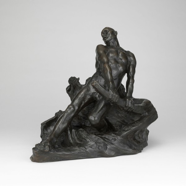 Shipwrecked, c. 1890, Constantin Emile Meunier, Belgian, 1831-1905, Belgium, Bronze, 35.6 × 43.8 ×