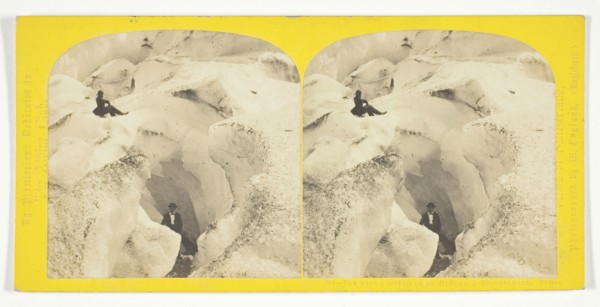 View from the Interior of the Glacier at Grindelwald, Suisse, 1850/96, William England, English,