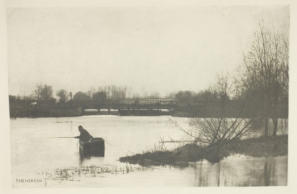 Field’s Weir, Near Rye House, 1888, Peter Henry Emerson, English, born Cuba, 1856–1936, England,