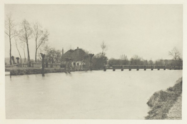 King’s Weir, River Lea, 1880s, Peter Henry Emerson, English, born Cuba, 1856–1936, England,