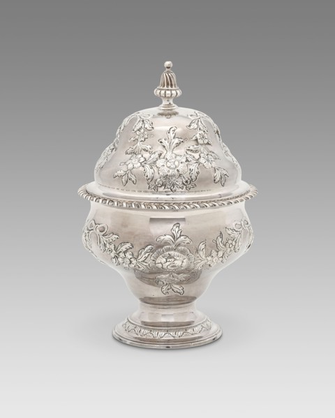 Covered Sugar Bowl, 1765/75, Bancroft Woodcock, American, 1732–1817, Wilmington, Delaware,