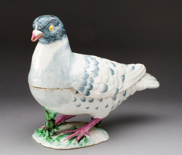Pigeon Tureen, c. 1755, Strasbourg Pottery Manufactory (French, 1721-1781), Design attributed to