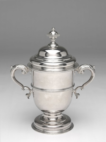 Covered Cup, 1764/75, Myer Myers, American, 1723–1795, New York, New York City, Silver, 35.6 × 29.2