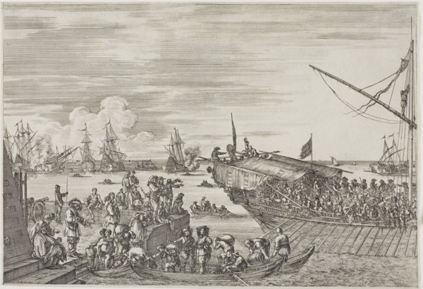 Le départ d’une Galère, 1654, Stefano della Bella, Italian, 1610-1664, Italy, Etching on paper, 235