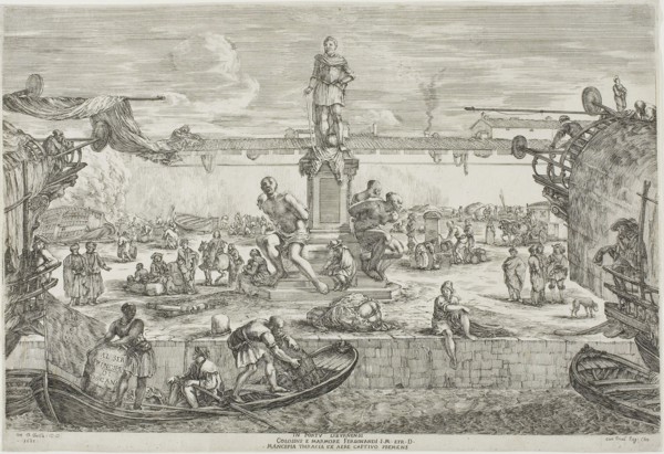 Statue of Ferdinand I, Grand Duke of Tuscany, 1654/55, Stefano della Bella, Italian, 1610-1664,