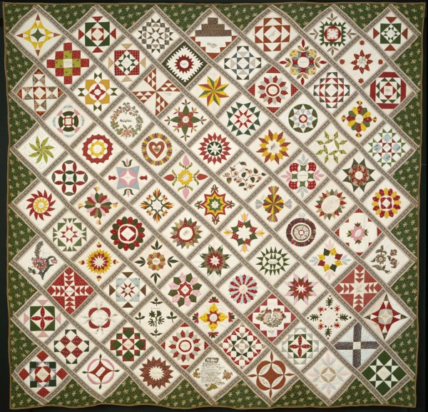Friendship Quilt, 1842, Made for Ella Maria Deacon (American, 1811–1894), United States, New