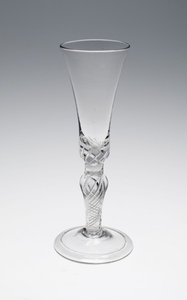 Wine Glass, c. 1750, England, Glass, H. 20.2 cm (7 15/16 in.)