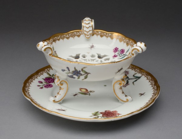 Chafing Dish or Plate Warmer, 1737/40, Meissen Porcelain Manufactory, German, founded 1710,