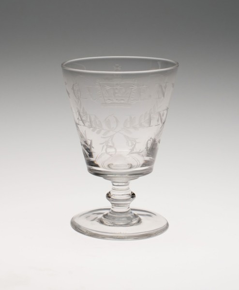 Rummer, 1820, England, Glass, H. 12.7 cm (5 in.)
