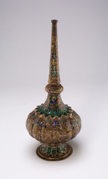 Rose Water Sprinkler (gulab pash), Mughal period, late 18th century, India, India, Silver and
