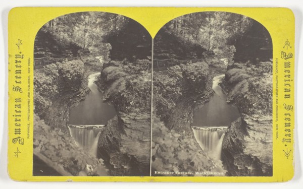 Entrance Cascade, Watkins Glen, 1860/68, William Purviance, American, active mid-19th century,