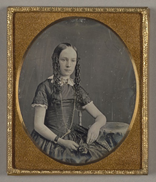 Untitled, 1839/60, 19th century, Unknown Place, Daguerreotype, 8.3 x 7 x 0.5 cm