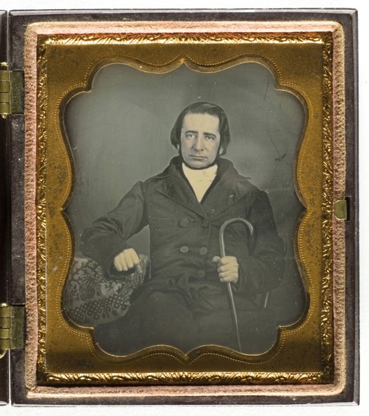 Untitled, 1839/60, 19th century, Unknown Place, Daguerreotype, 8.3 x 7 cm (plate), 9.5 x 8.4 x 2 cm