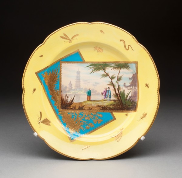 Plate, 1870/75, Coalport and Coalbrookdale Porcelain Factory, England, founded 1796, Coalport,