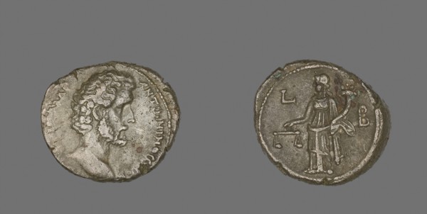 Coin Portraying Emperor Antoninus Pius, AD 139, Roman, minted in Alexandria, Egypt, Egypt, Billon,