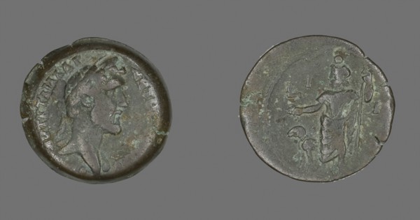 Coin Portraying Emperor Antoninus Pius, AD 149/150, Roman, minted in Alexandria, Egypt, Egypt,