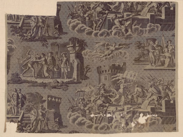 Jeanne d’Arc (Joan of Arc)(Furnishing Fabric), c. 1820, Fleury Francois Richard (French,