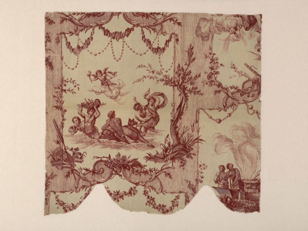 Les Quatre Éléments (The Four Elements) (Furnishing Fabric), c. 1780, Probably after Jean Jacques
