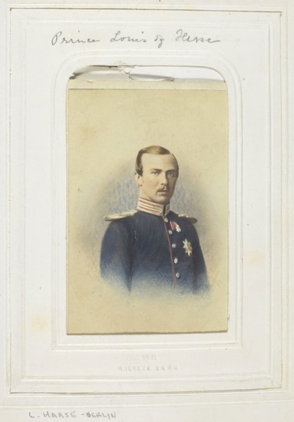 Prince Louis of Hesse, 1860–69, L. Haase & Company, German, active 1850s-1890s, Germany, Albumen
