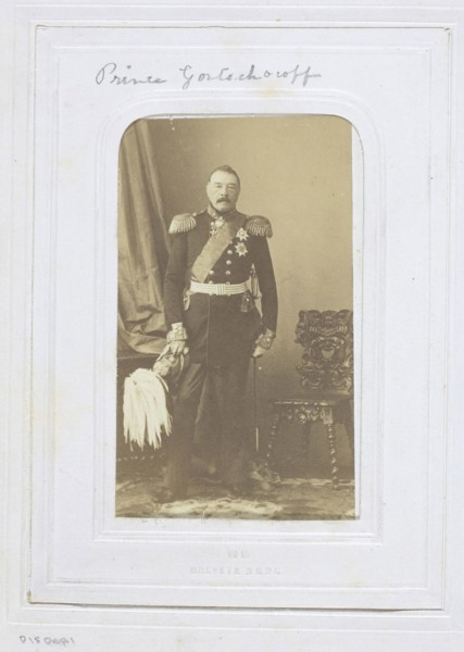 Prince Gortschakoff, 1860–69, André-Adolphe-Eugène Disdéri, French, 1819–1889, France, Albumen