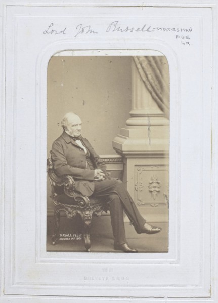 Lord John Russell, 1861, John Jabez Edwin Mayall, American, 1813-1901, United States, Albumen