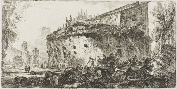 Tomb of the Scipios, plate 18 from Some Views of Triumphal Arches and other arches, 1748, Giovanni