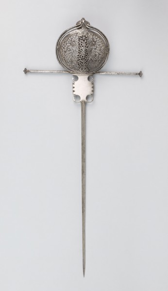 Parrying Dagger, 1650/1675, Spanish or south Italian, Spain, Steel, iron, and wood, L. 58 cm (22