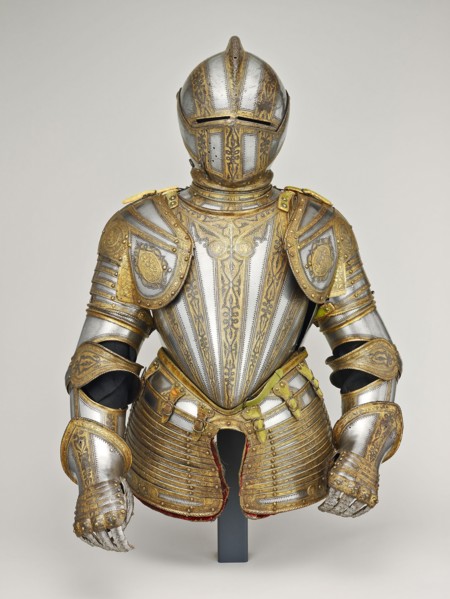 Gorget and Close Helmet for Foot Tourney at the Barriers, 1575/80, Italian, Milan, Milan, Steel