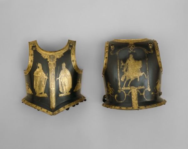Zischägge (Helmet) and Cuirass of Emperor Ferdinand II, c. 1620, South German, Southern Germany,