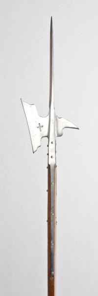 Halberd, 1625/50, Hans Ulrich Hermann, Swiss, active c. 1625, Switzerland, Steel, iron, and wood