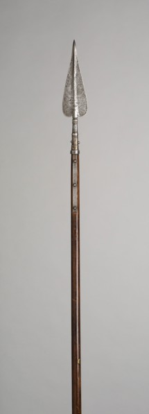 Officer’s Half-Pike (Spontoon), 1670/1700, Swedish, Sweden, Steel and wood (oak), L. 238.8 cm (94