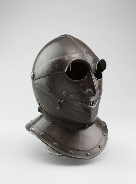 Closed Burgonet, 1600/10, Italian, Steel and leather