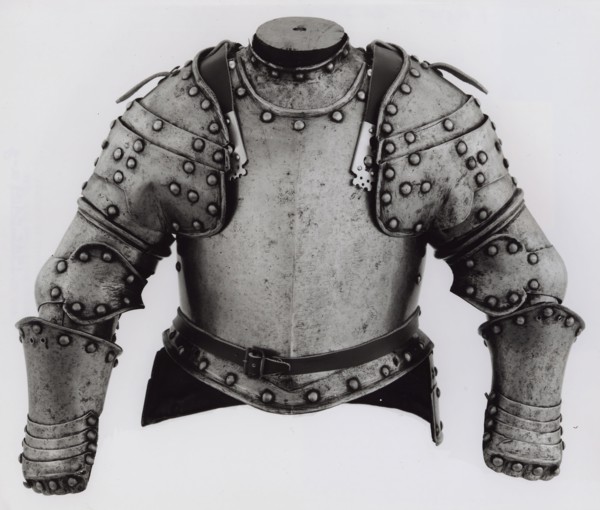 Boy’s Armor, late 17th century, Western European, France, Steel, brass, and leather, H. 127 cm (50