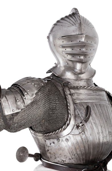 Elements of Composite Armor, c. 1520 with later additions, German or Austrian, Austria, Steel, H.