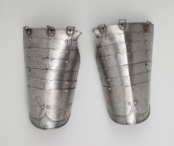 Pair of Tassets for Light Field Use, c. 1570, Northern German, Northern Germany, Steel