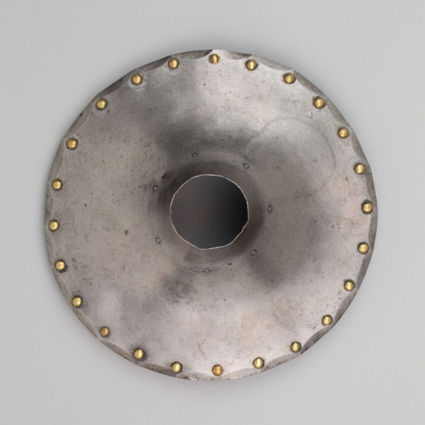 Jousting Lance with Vamplate, 1560/80, modern lance, German, Germany, Steel, leather, and wood,