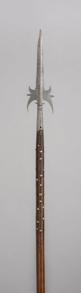 Partisan, Leading Staff, 1600/1700, Italian, Italy, Steel, wood (pine), brass, and iron, L. 205.7