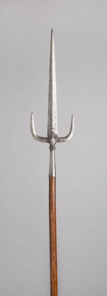Military Trident, 1530, Italian, Italy, Steel and wood (oak), L. 243.8 cm (96 in.)
