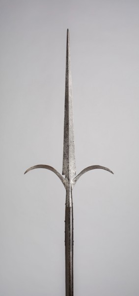 Friuli Spear, 1480, Italian, Italy, Steel and wood (oak), L. 243.8 cm (96 in.)