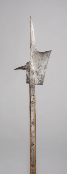 Halberd, c. 1500, German, Germany, Steel and wood (ash), L. 221 cm (87 in.)