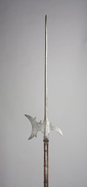 Halberd, 1575, German, Germany, Steel and wood (oak), L. 240 cm (94 1/2 in.)