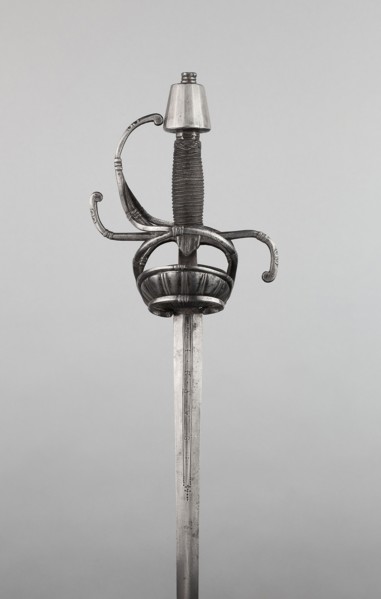 Rapier, c. 1620/30, Southern European, Europe, southern, Steel, Overall L. 125.7 cm (49 1/2 in.)