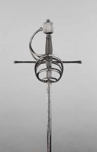 Rapier, c. 1620, Western Euroean, Europe, western, Iron, steel, and copper, Overall L. 126 cm (49