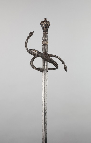 Rapier, 19th century in the mid–16th century style, Western European, Possibly French, Europe,