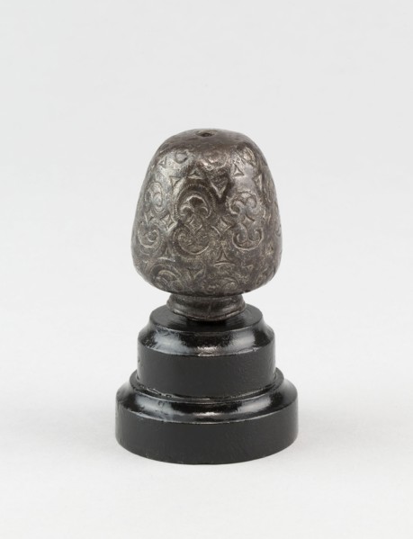 Sword Pommel, late 16th century, German, Germany, Iron, Overall