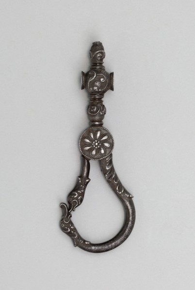 Sword Hanger, 17th century, European, Europe, Iron, 5 × 1 7/8 in.