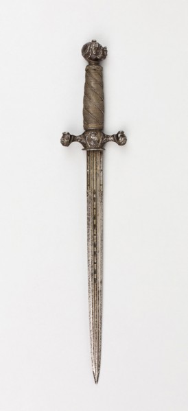 Dagger, 1650/75, Italian, Italy, Steel, wood, and iron wire, L. 35.5 cm (14 in.)